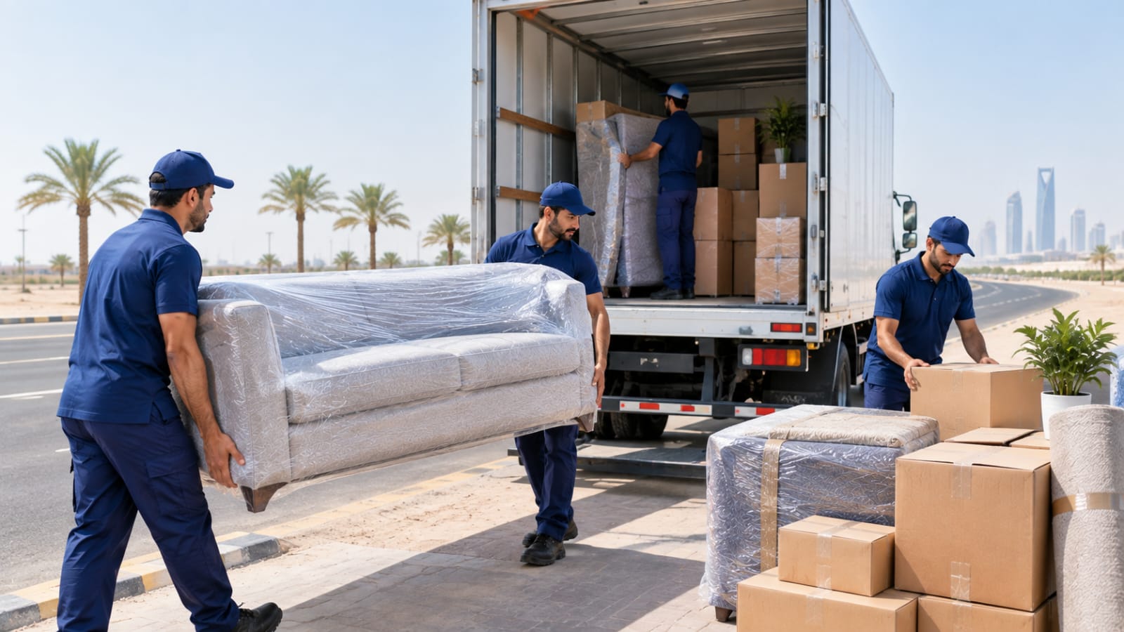 نقل العفش بين مدن المنطقة الشرقية